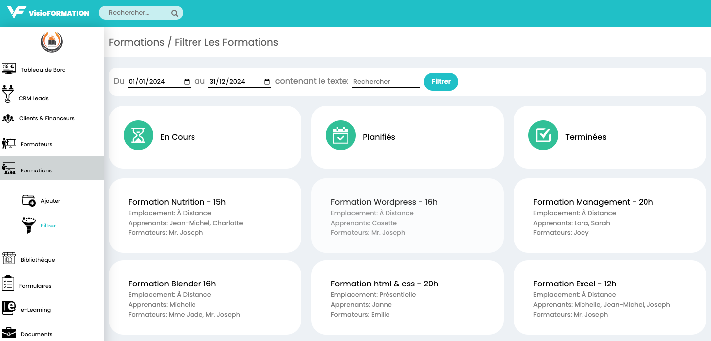 Suivi administratif